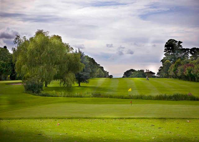 A view of the 2nd green at Blackwell Grange Golf Club