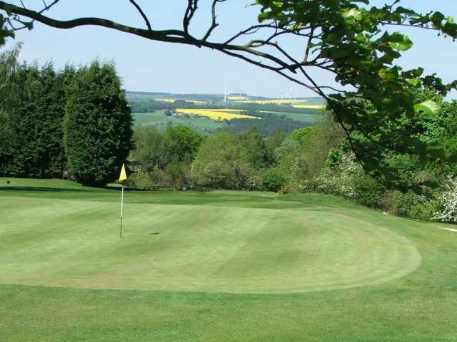 A view of green at Consett & District Golf Club