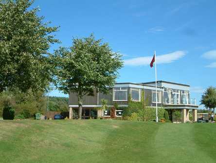 A view of the clubhouse at Durham City Golf Club