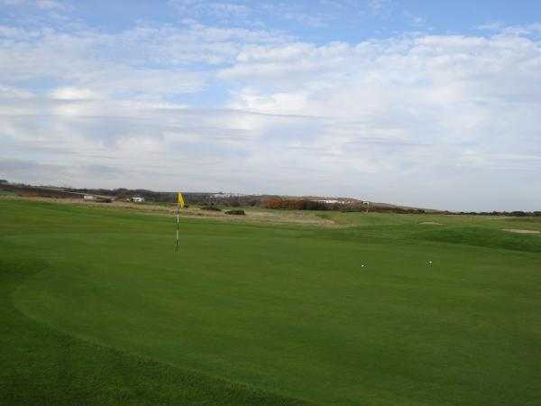 A view of green #4 at Hartlepool Golf Club