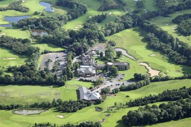 Aerial view of the clubhouse at Ramside Hall Hotel & Golf Club