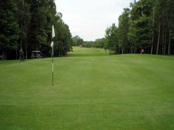 A view of the 17th green at Woodham Golf & Country Club