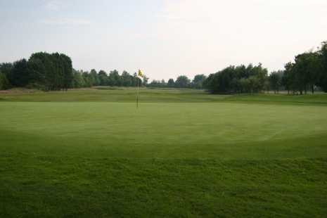 A view of the 14th green at Hornsea Golf Club