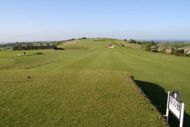 A view from tee #1 at Brighton & Hove Golf Club