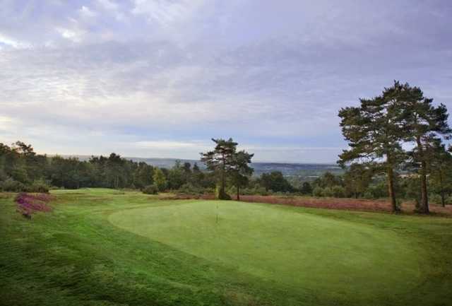 A view of green at Crowborough Beacon Golf Club