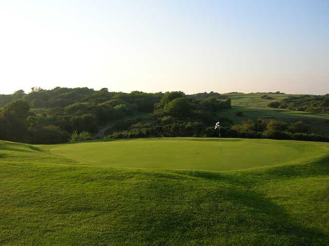 A view of the 18th green at Peacehaven Golf & Fitness