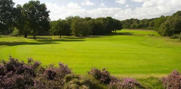 Stunning view from the back of the 3rd green at Piltdown