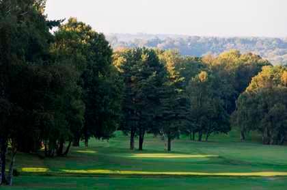 A view of hole #14 at West Course from Royal Ashdown Forest Golf Club
