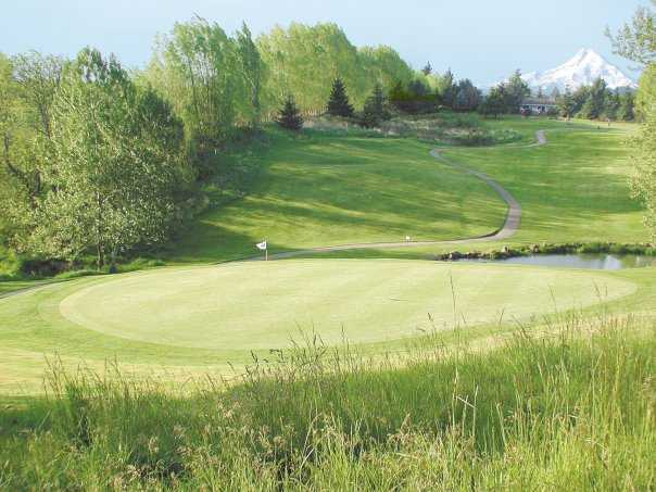 Indian Creek #5: Photo from the back of the green