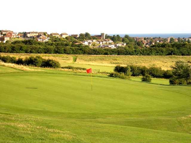 A view of the 12th green at West Hove Golf Club