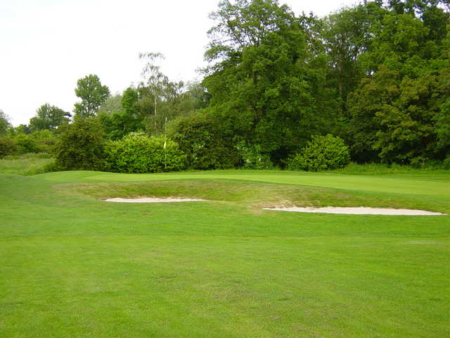 A view of the 2nd green at Canons Brook Golf Club