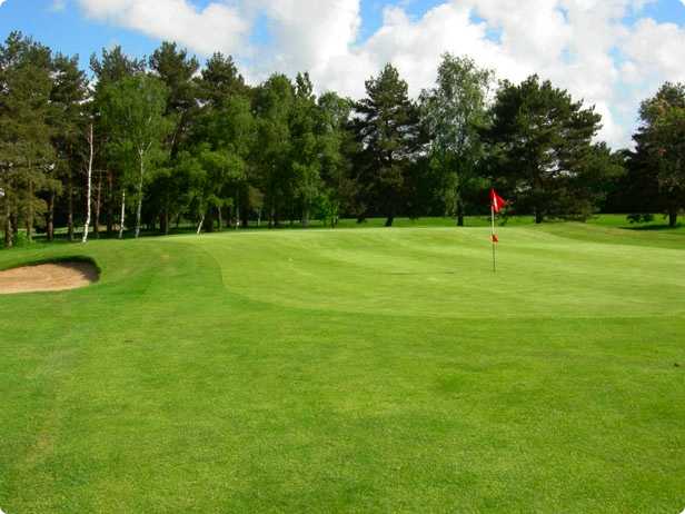 A view of the 11th green at Colchester Golf Club