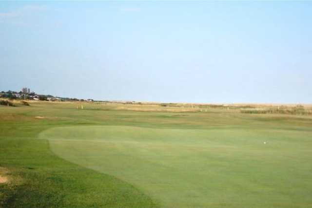 A view of the 6th hole on the harvers at Frinton Golf Course