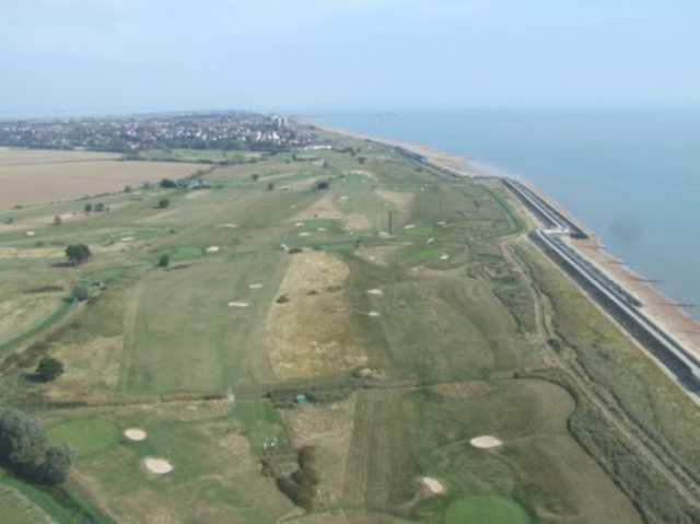 An aerial view of the Kirby at Frinton Golf Course