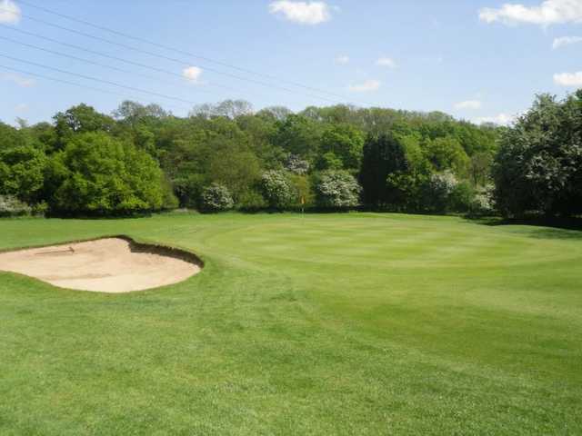 A view of the 4th green at Maylands Golf Club