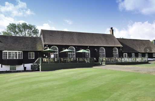A view of the clubhouse at Maylands Golf Club
