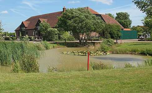 A view of the clubhouse at Nazeing Golf Club