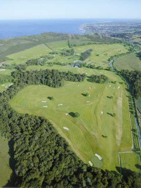 Aerial view of Bray Golf Club