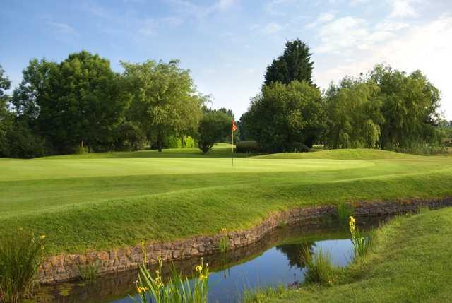 On the 4th green at Chipping Sodbury Golf Course