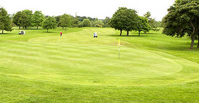 A view of the 2nd hole at Forest of Dean Golf Club
