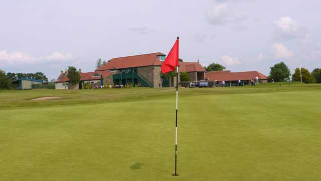 A view of the clubhouse at Thornbury Golf Centre