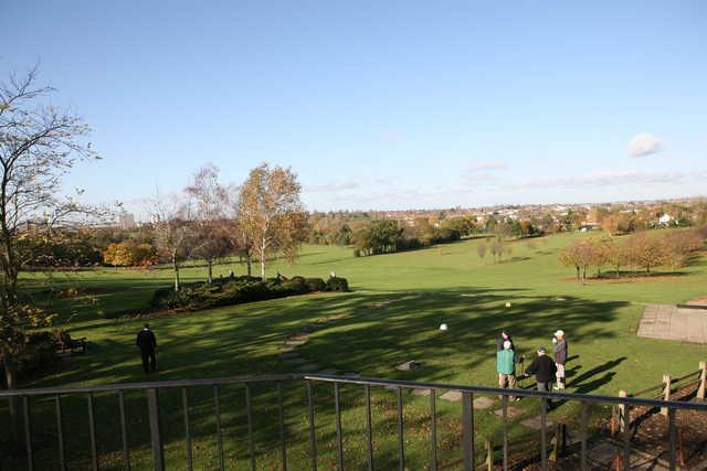 A view from the clubhouse terrace at Brent Valley Golf Club.