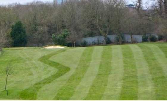 A view of the 1st fairway at Hillingdon Golf Club