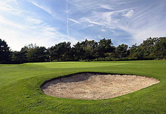 A view of the 15th hole at Trent Park Golf Club