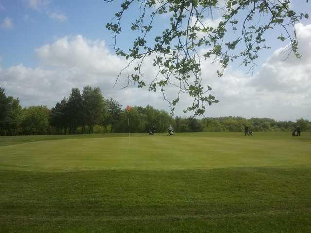 A view of the 5th green at Ashton-in-Makerfield Golf Club