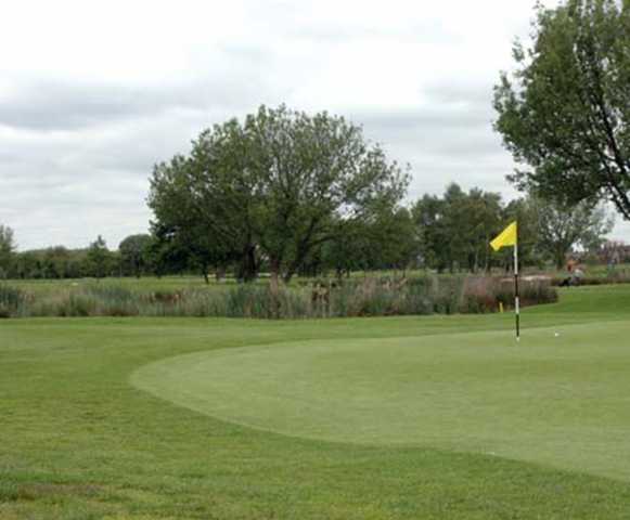 A view of a hole at Blackley Golf Club