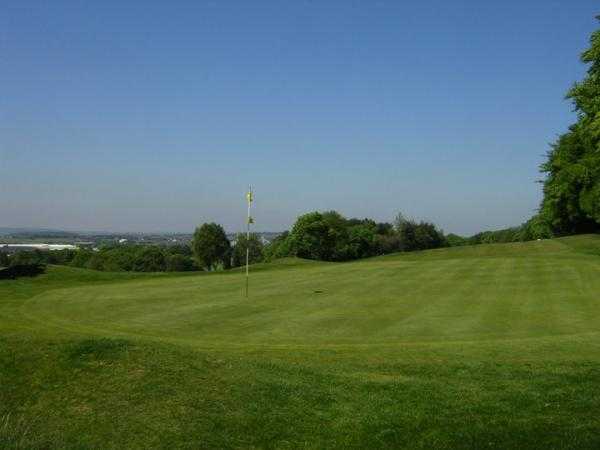 A view of green #3 at Bolton Golf Club
