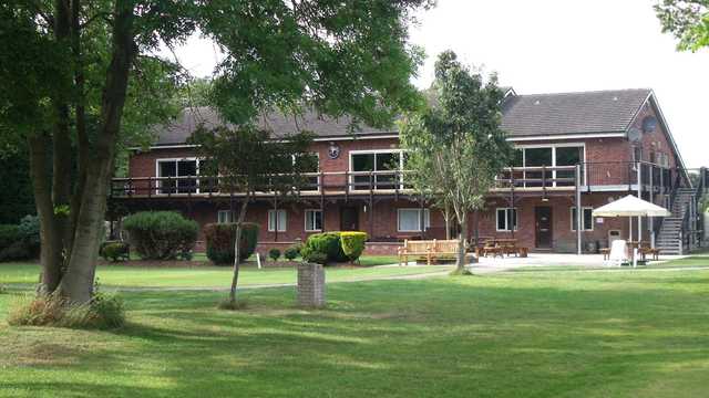 A view of the clubhouse at Flixton Golf Club