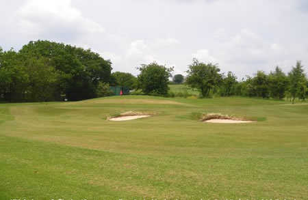 A view from fairway #17 at Harwood Golf Club