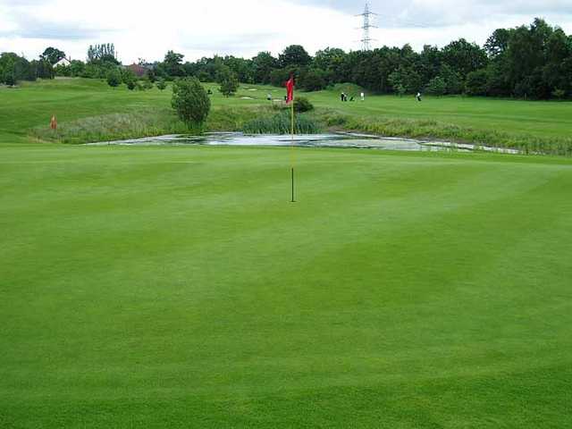 A view of the 15th hole at Hazel Grove Golf Club