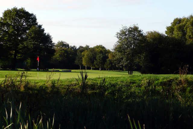A view of green at Marple Golf Club.