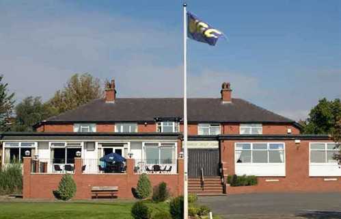 A view of the clubhouse at Werneth Golf Club