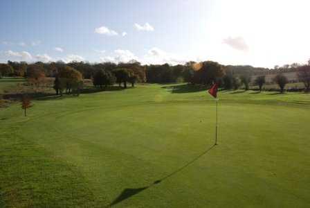 A view of the 8th green at Alresford Golf Club