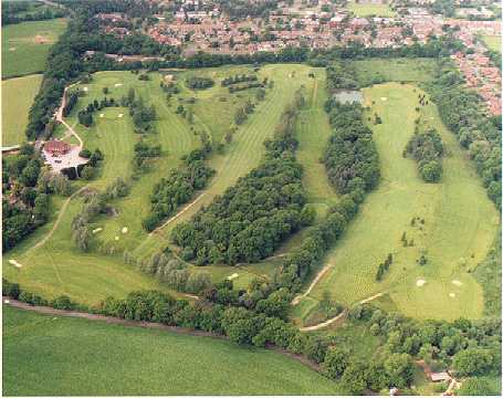 Aerial view from Bishopswood Golf Club