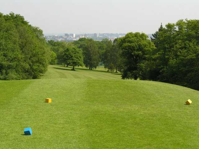 A view from tee #18 at Main Course from Dibden Golf Centre