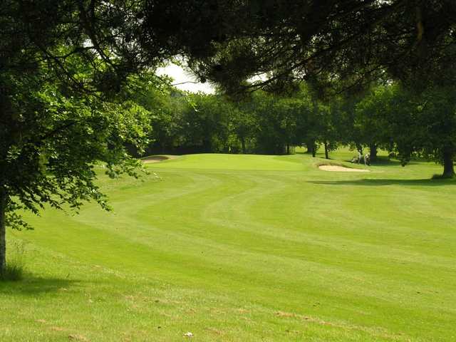 A view of fairway #12 at Main Course from Dibden Golf Centre