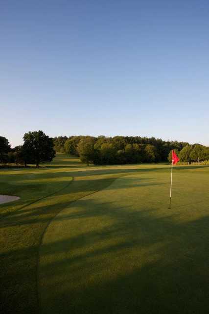 A view of a green at East Horton Golf Club