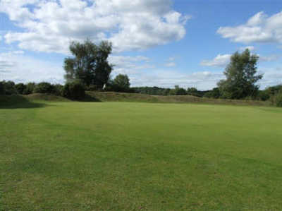 A view of the 18th hole at New Forest Golf Club