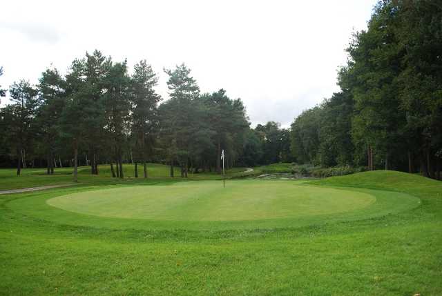 A view of green #7 at Old Thorns Manor Hotel, Golf & Country Estate