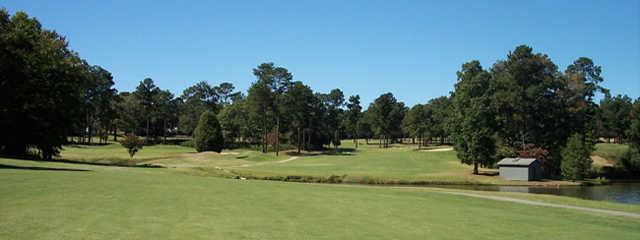 A view of the green from Pointe South Golf Club