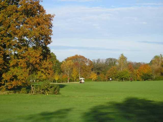 A fall view from Wellow Golf Club