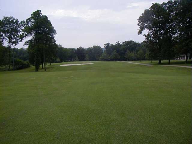 A view of the green at Rolling Hills Golf Course