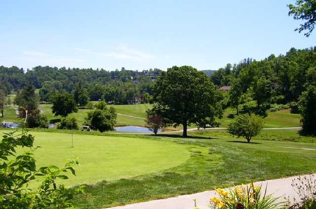 View of the green at Grassy Creek Golf & Country Club