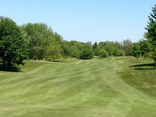 A view of the fairway at Katke Golf Course