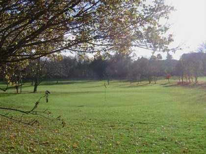 A view of hole #4 at Abbey View Golf Course