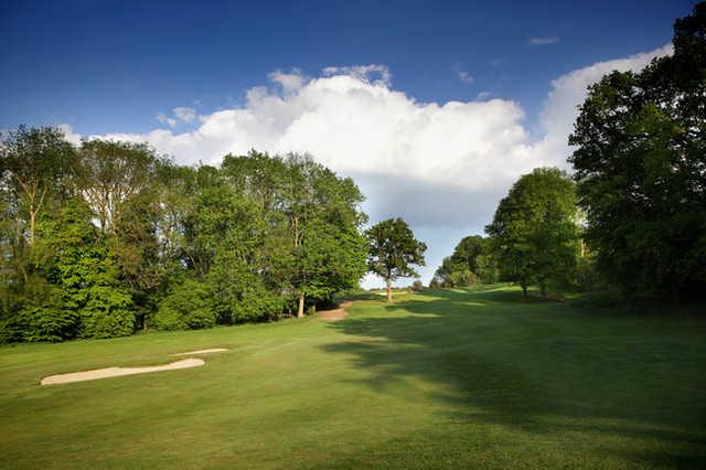 A view of the 2nd fairway at Park Course from Aldwickbury Park Golf Club